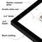 Americanflat 9x11 Mini Instant Photo Collage Picture Frame with 4 Openings for 2.1x3.4 Photos - Double White Mat - Instax Mini Photo Frame - Shatter Resistant Glass - Hanging Hardware with Easel - Black